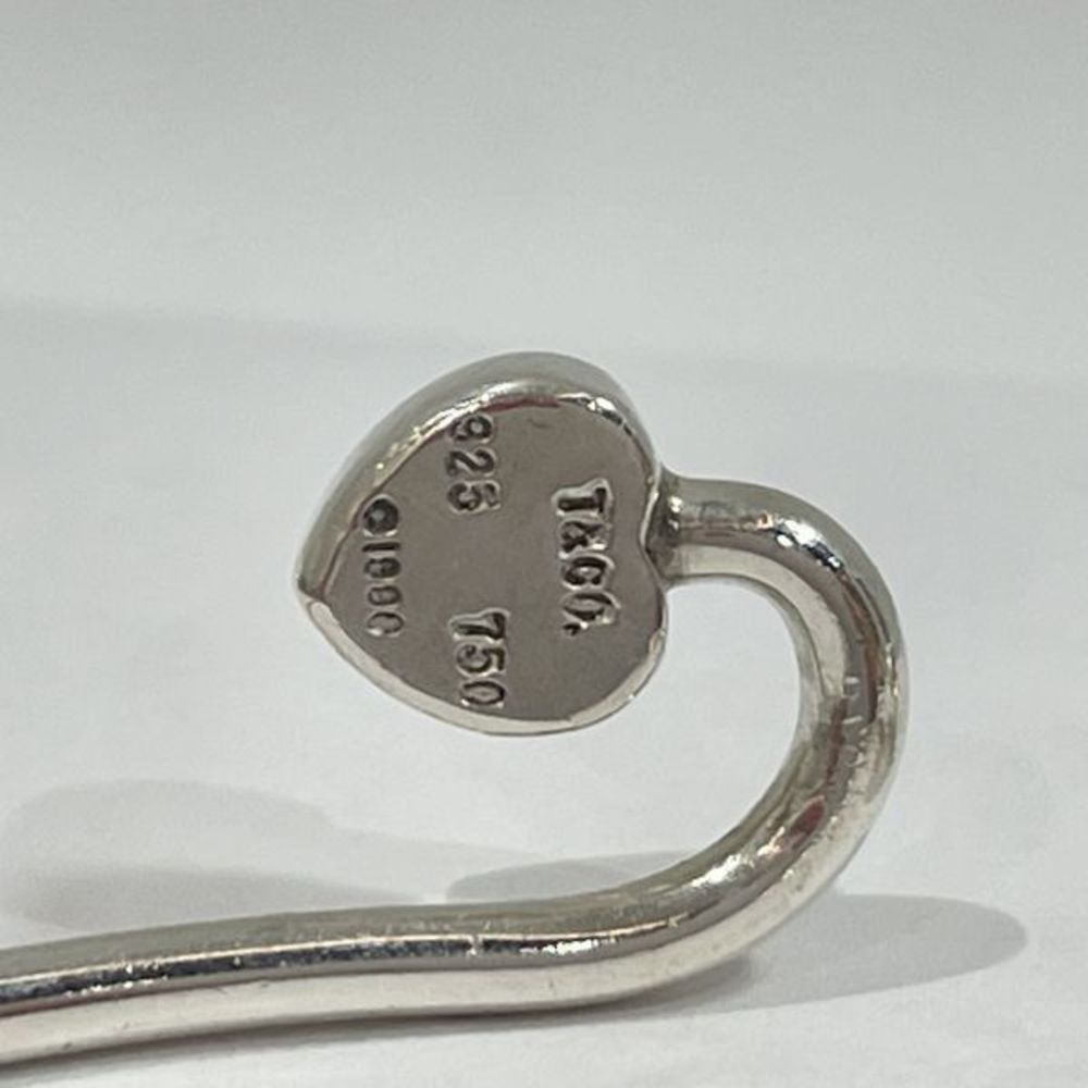 Tiffany Solid Double Heart Bangle Silver Gold - image 5
